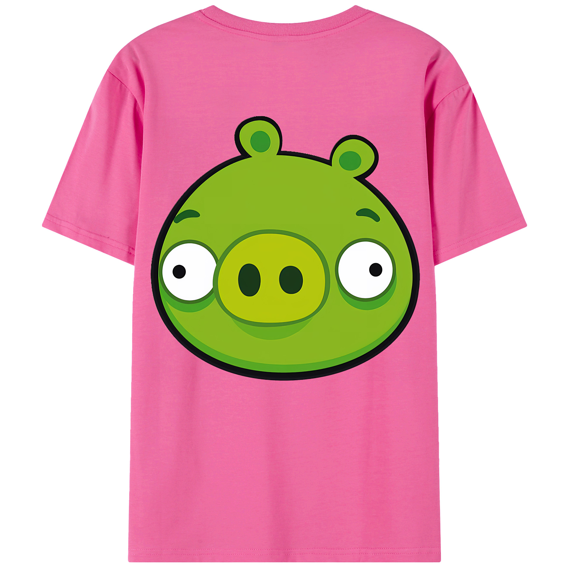 （画像用） Angry Birds アングリーバード レディース半袖Tシャツ(バックプリント)